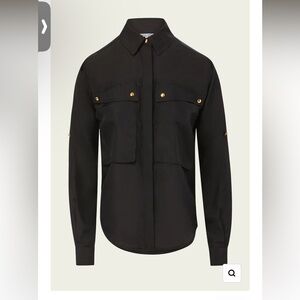 NWOT Veronica Beard Jada silk button down Size 2